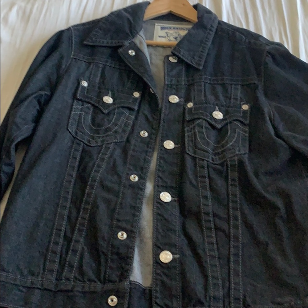 True Religion denim jacket XL DRY CLEANED only